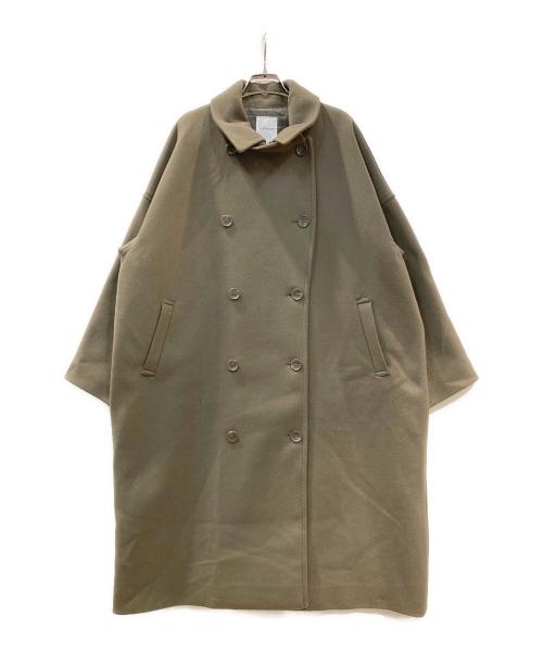 LEPSIM（レプシム）LEPSIM (レプシム) ウーリーダブルロングコート カーキ サイズ:FREEの古着・服飾アイテム