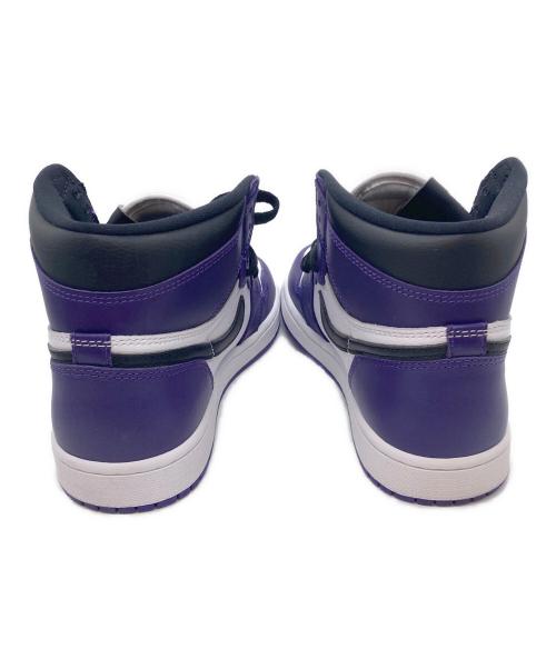 NIKE（ナイキ）NIKE (ナイキ) ハイカットスニーカー パープル×ホワイト サイズ:26.5の古着・服飾アイテム