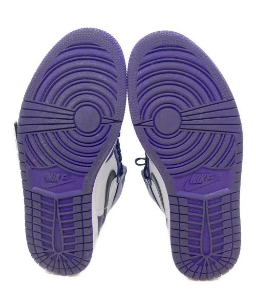 NIKE（ナイキ）NIKE (ナイキ) ハイカットスニーカー パープル×ホワイト サイズ:26.5の古着・服飾アイテム