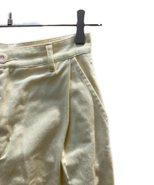 RHC Ron Herman（アールエイチシー ロンハーマン）RHC Ron Herman (アールエイチシー ロンハーマン) タックパンツ イエロー サイズ:Sの古着・服飾アイテム