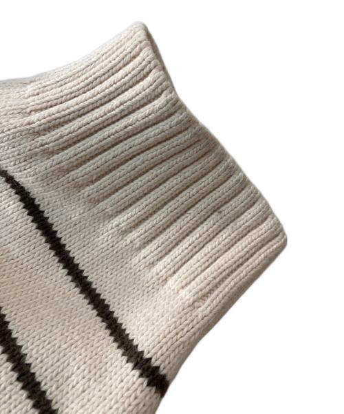 RHC Ron Herman（アールエイチシー ロンハーマン）RHC Ron Herman (アールエイチシー ロンハーマン) ボーダーニット ベージュ サイズ:XSの古着・服飾アイテム