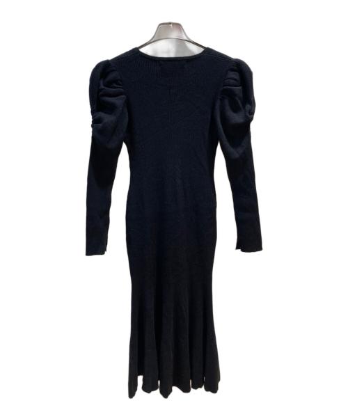 HER LIP TO（ハーリップトゥ）Her lip to (ハーリップトゥ) Lily Lace Knit Midi Dress ブラック サイズ:Sの古着・服飾アイテム