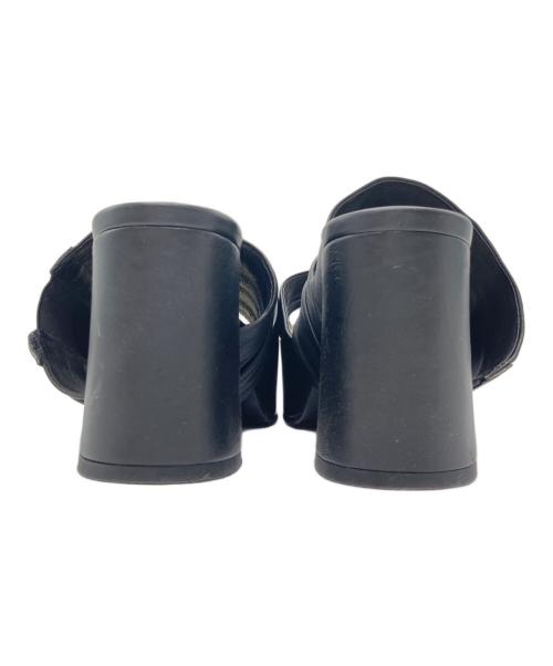 UNTISHOLD（アンチショルド）UNTISHOLD (アンチショルド) AVA サンダル ブラック サイズ:37の古着・服飾アイテム