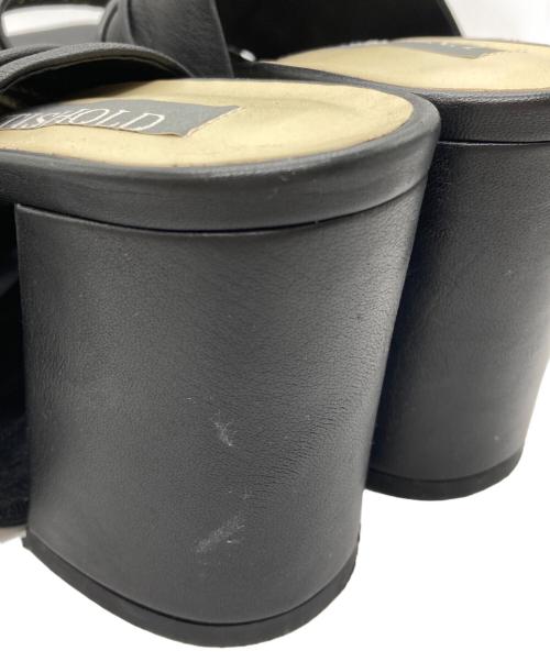 UNTISHOLD（アンチショルド）UNTISHOLD (アンチショルド) AVA サンダル ブラック サイズ:37の古着・服飾アイテム