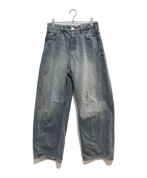 ZARA（ザラ）ZARA (ザラ) バギーバルーン ミッドライズジーンズ インディゴ サイズ:6の古着・服飾アイテム