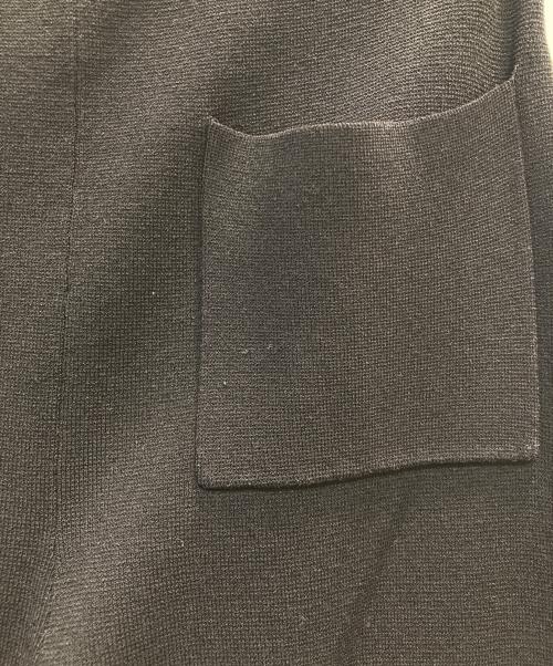 UN3D.（アンスリード）UN3D. (アンスリード) ミニマルニットパンツ ブラック サイズ:36の古着・服飾アイテム