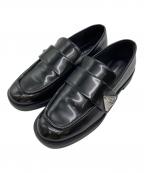 CHARLES & KEITHチャールズアンドキース）の古着「メタリックアクセントローファー」｜ブラック