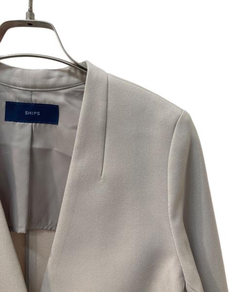 SHIPS（シップス）SHIPS (シップス) ウーリッシュツイルジャケット ベージュ サイズ:36の古着・服飾アイテム