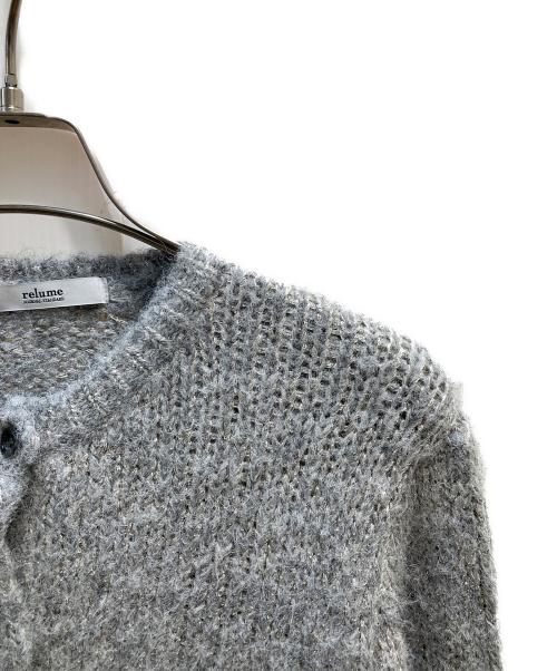 JOURNAL STANDARD relume（ジャーナルスタンダード レリューム）JOURNAL STANDARD relume (ジャーナルスタンダード レリューム) ニットカーディガン グレー サイズ:Fの古着・服飾アイテム