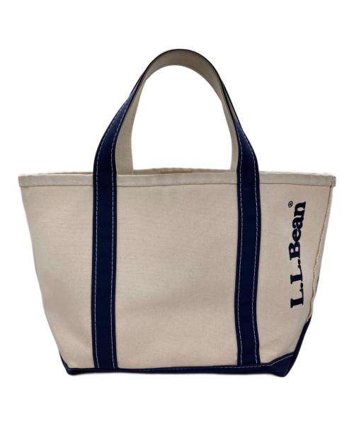 L.L.Bean（エルエルビーン）L.L.Bean (エルエルビーン) キャンバストートバッグ アイボリーの古着・服飾アイテム