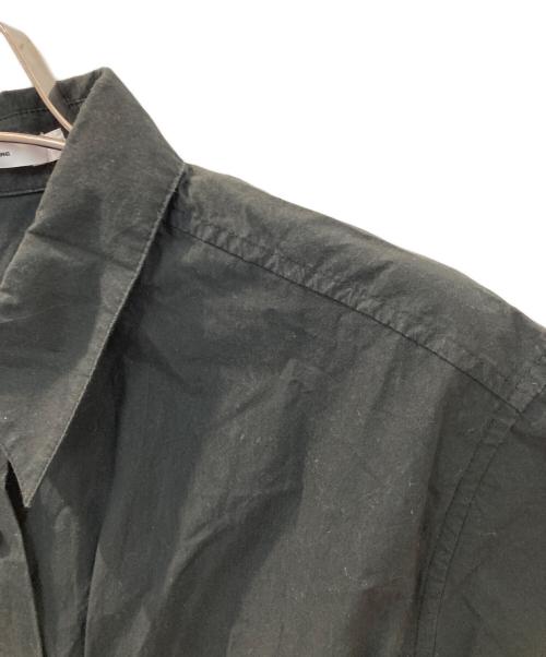 T by ALEXANDER WANG（ティーバイアレキサンダーワン）T by ALEXANDER WANG (ティーバイアレキサンダーワン) Washed Cotton Poplin Shirtdress ブラック サイズ:US 4の古着・服飾アイテム