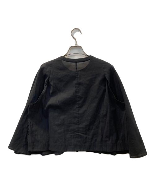 ROPE（ロペ）ROPE (ロペ) シアーケープカーディブラウス ブラック サイズ:Fの古着・服飾アイテム