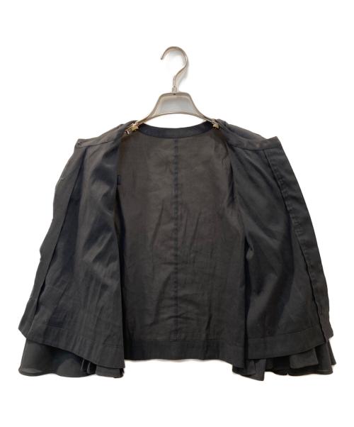 ROPE（ロペ）ROPE (ロペ) シアーケープカーディブラウス ブラック サイズ:Fの古着・服飾アイテム