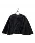 ROPE（ロペ）の古着「シアーケープカーディブラウス」｜ブラック