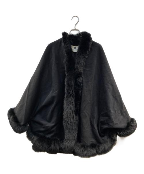 PIERRE BALMAIN（ピエール バルマン）PIERRE BALMAIN (ピエール バルマン) ポンチョ ブラック サイズ:-の古着・服飾アイテム