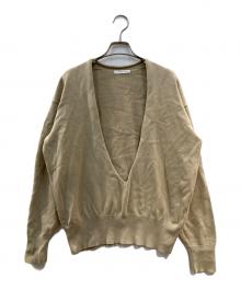 Plage（プラージュ）の古着「フカV ニット」｜ベージュ