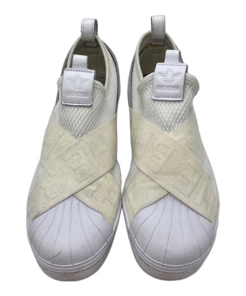 adidas（アディダス）adidas (アディダス) SS SLIPON W スーパースタースリッポン アイボリー サイズ:27cmの古着・服飾アイテム