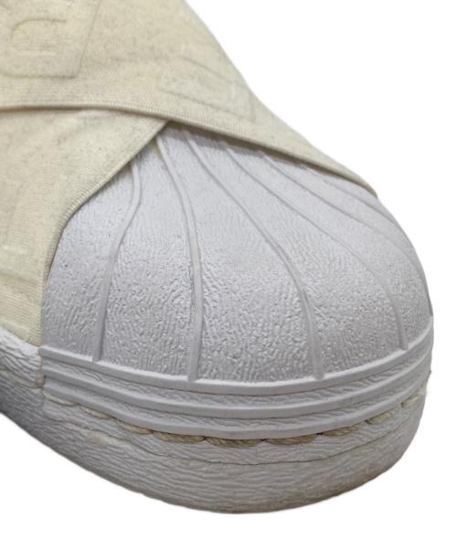 adidas（アディダス）adidas (アディダス) SS SLIPON W スーパースタースリッポン アイボリー サイズ:27cmの古着・服飾アイテム