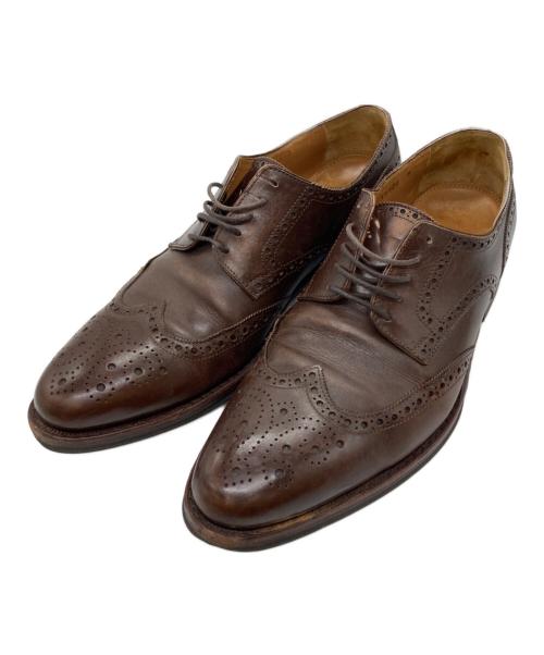 Jalan Sriwijaya（ジャランスリウァヤ）Jalan Sriwijaya (ジャランスリウァヤ) ウィングチップシューズ ブラウン サイズ:8の古着・服飾アイテム