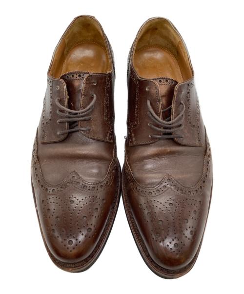 Jalan Sriwijaya（ジャランスリウァヤ）Jalan Sriwijaya (ジャランスリウァヤ) ウィングチップシューズ ブラウン サイズ:8の古着・服飾アイテム