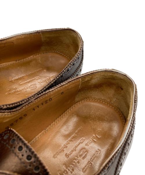 Jalan Sriwijaya（ジャランスリウァヤ）Jalan Sriwijaya (ジャランスリウァヤ) ウィングチップシューズ ブラウン サイズ:8の古着・服飾アイテム