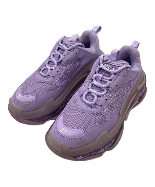 BALENCIAGA（バレンシアガ）BALENCIAGA (バレンシアガ) TRIPLE S バイオレット サイズ:24.5cmの古着・服飾アイテム