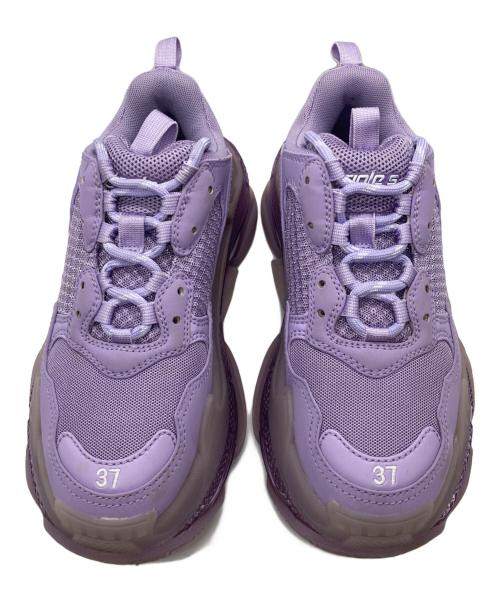 BALENCIAGA（バレンシアガ）BALENCIAGA (バレンシアガ) TRIPLE S バイオレット サイズ:24.5cmの古着・服飾アイテム