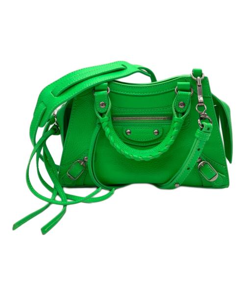 BALENCIAGA（バレンシアガ）BALENCIAGA (バレンシアガ) ネオクラシック ミニ シティ グリーンの古着・服飾アイテム
