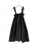 Bibiy.ビビィ）の古着「MINI RIBBON SKIRT」｜ブラック