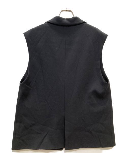 Mila Owen（ミラオーウェン）Mila Owen (ミラオーウェン) フラップPK付テーラードベスト ブラックの古着・服飾アイテム