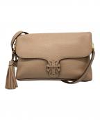 TORY BURCHトリーバーチ）の古着「クロスボディショルダーバッグ」｜ベージュ