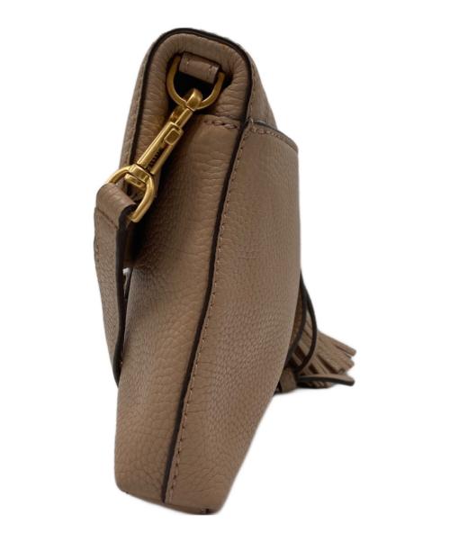 TORY BURCH（トリーバーチ）TORY BURCH (トリーバーチ) クロスボディショルダーバッグ ベージュの古着・服飾アイテム