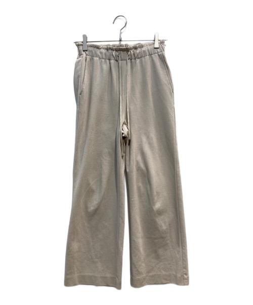 BALLSEY（ボールジィ）BALLSEY (ボールジィ) ジャージーステッチ イージーストレートパンツ ベージュ サイズ:34の古着・服飾アイテム
