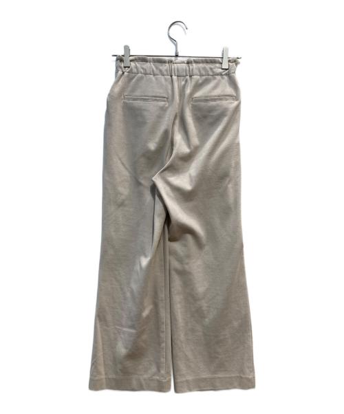 BALLSEY（ボールジィ）BALLSEY (ボールジィ) ジャージーステッチ イージーストレートパンツ ベージュ サイズ:34の古着・服飾アイテム