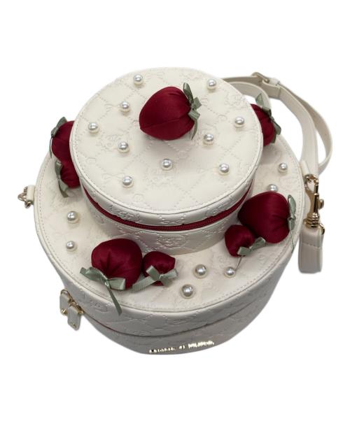 Maison de FLEUR（メゾンドフルール）Maison de FLEUR (メゾンドフルール) ホールケーキバッグ アイボリーの古着・服飾アイテム