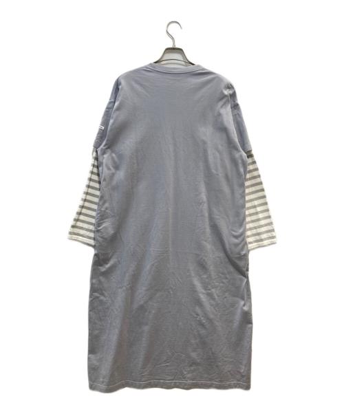 ORCIVAL（オーシバル）ORCIVAL (オーシバル) レイヤードクルーネックワンピース スカイブルー サイズ:1の古着・服飾アイテム