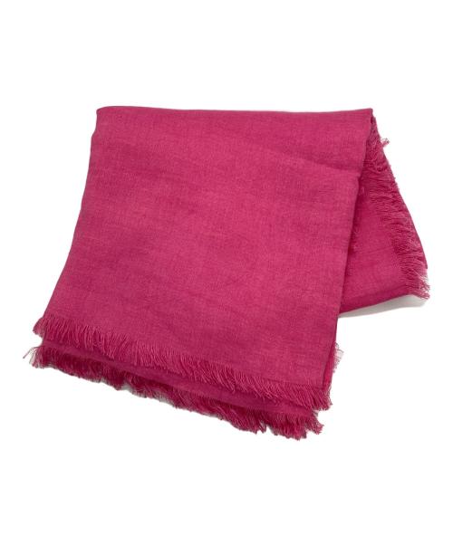 ASAUCE MELER（アソースメレ）ASAUCE MELER (アソースメレ) オーガニックリネン ドライキャンバスストール ショッキングピンク 未使用品の古着・服飾アイテム
