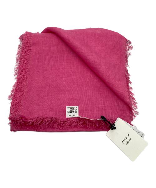 ASAUCE MELER（アソースメレ）ASAUCE MELER (アソースメレ) オーガニックリネン ドライキャンバスストール ショッキングピンク 未使用品の古着・服飾アイテム