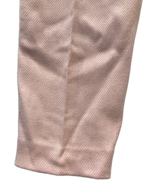 UNITED ARROWS TOKYO（ユナイテッドアローズトウキョウ）UNITED ARROWS TOKYO (ユナイテッドアローズトウキョウ) 3COL メランジ ツイード スリムパンツ ピンク サイズ:38の古着・服飾アイテム