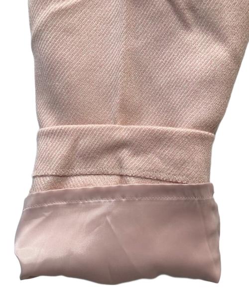 UNITED ARROWS TOKYO（ユナイテッドアローズトウキョウ）UNITED ARROWS TOKYO (ユナイテッドアローズトウキョウ) 3COL メランジ ツイード スリムパンツ ピンク サイズ:38の古着・服飾アイテム