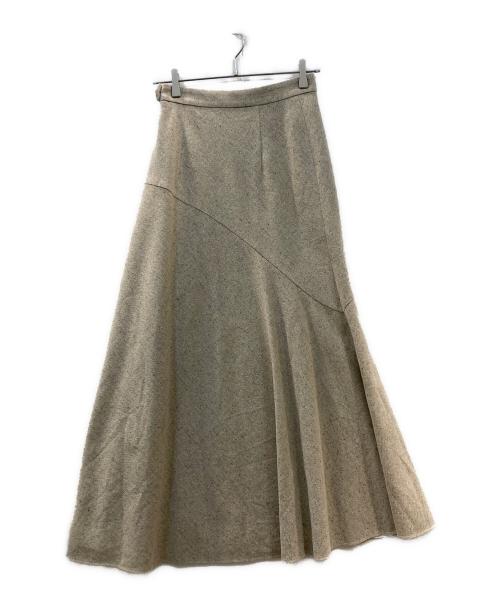 1er Arrondissement（プルミエ アロンディスモン）1er Arrondissement (プルミエ アロンディスモン) スカート ベージュ サイズ:36の古着・服飾アイテム