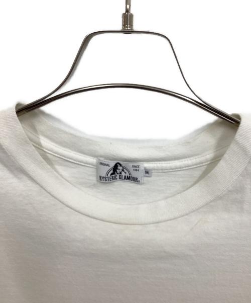 Hysteric Glamour（ヒステリックグラマー）Hysteric Glamour (ヒステリックグラマー) CAT SCRATCH FEVER Tシャツ ホワイト サイズ:Mの古着・服飾アイテム