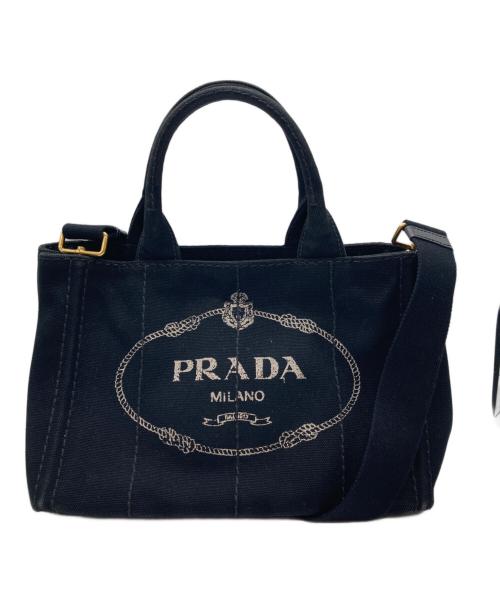 PRADA（プラダ）PRADA (プラダ) ハンドバッグ ブラックの古着・服飾アイテム