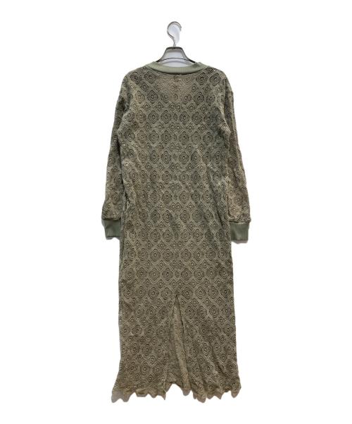 CLANE（クラネ）CLANE (クラネ) ヴィンテージレースルーズワンピース グリーン サイズ:1の古着・服飾アイテム
