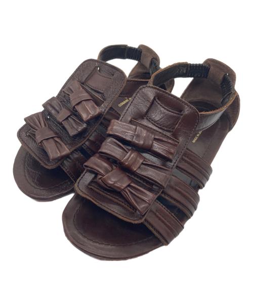 tricot COMME des GARCONS（トリココムデギャルソン）tricot COMME des GARCONS (トリココムデギャルソン) サンダル ブラウン サイズ:22 2/1の古着・服飾アイテム