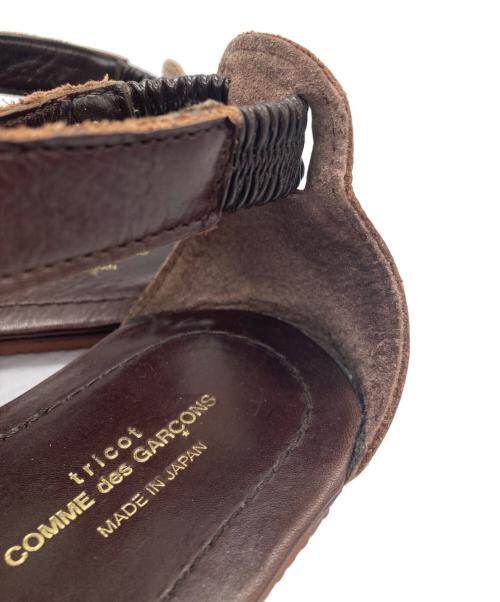 tricot COMME des GARCONS（トリココムデギャルソン）tricot COMME des GARCONS (トリココムデギャルソン) サンダル ブラウン サイズ:22 2/1の古着・服飾アイテム