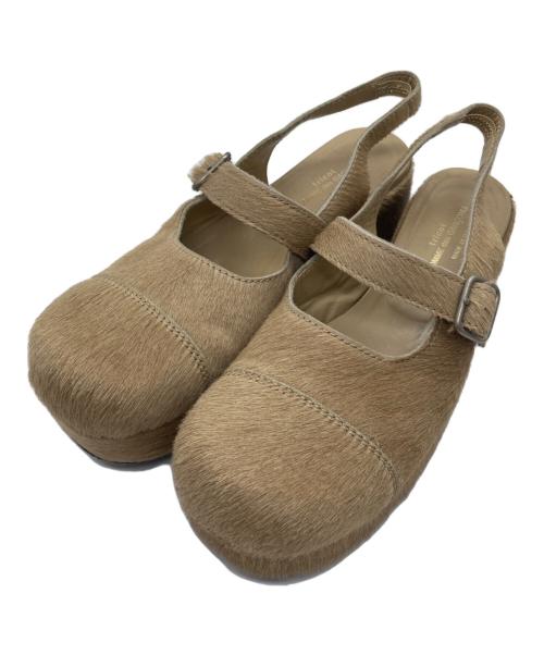 tricot COMME des GARCONS（トリココムデギャルソン）tricot COMME des GARCONS (トリココムデギャルソン) サンダル ベージュ サイズ:22の古着・服飾アイテム