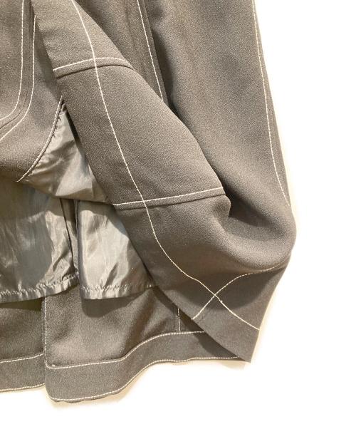 Snidel（スナイデル）Snidel (スナイデル) ステッチコルセットライクジャンスカ ブラックの古着・服飾アイテム