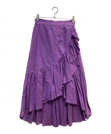 MYLAN（マイラン）の古着「ラップスカート」｜パープル