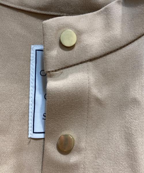 SEVEN TEN by MIHO KAWAHITO（セブン テン バイ ミホ カワヒト）SEVEN TEN by MIHO KAWAHITO (セブン テン バイ ミホ カワヒト) ミリタリーボウタイジャケット ブラウン サイズ:Mの古着・服飾アイテム